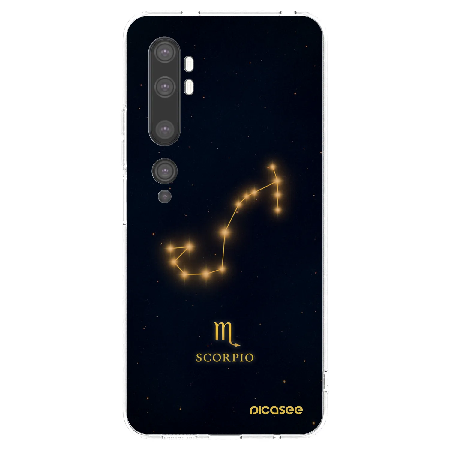 Picasee husă transparentă din silicon pentru Xiaomi Mi Note 10 (Pro) - SCORPIO
