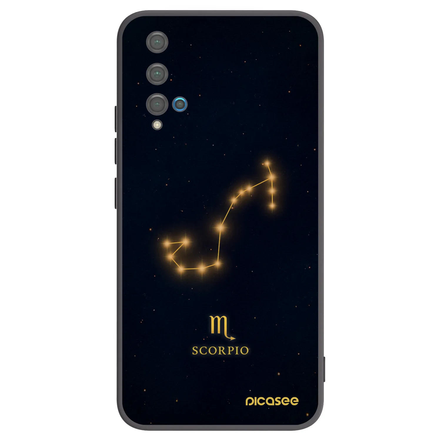 Picasee husă neagră din silicon pentru Huawei Nova 5T - SCORPIO