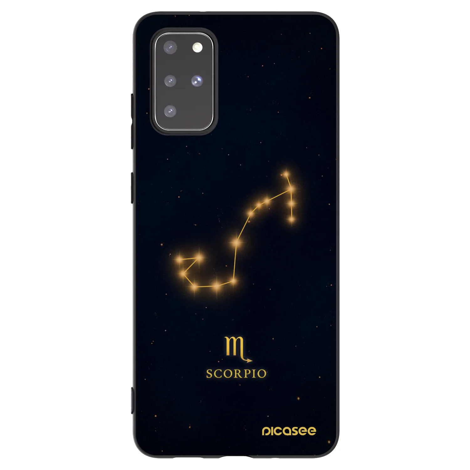 Picasee husă neagră din silicon pentru Samsung Galaxy S20+ G985F - SCORPIO