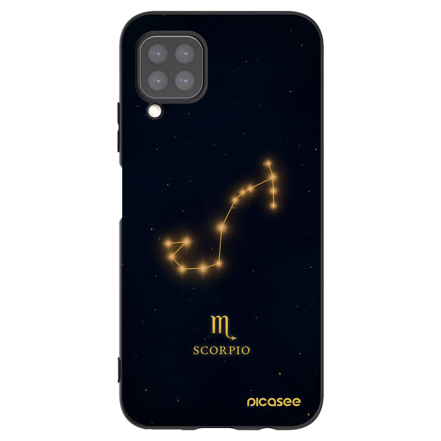 Picasee husă neagră din silicon pentru Huawei P40 Lite - SCORPIO