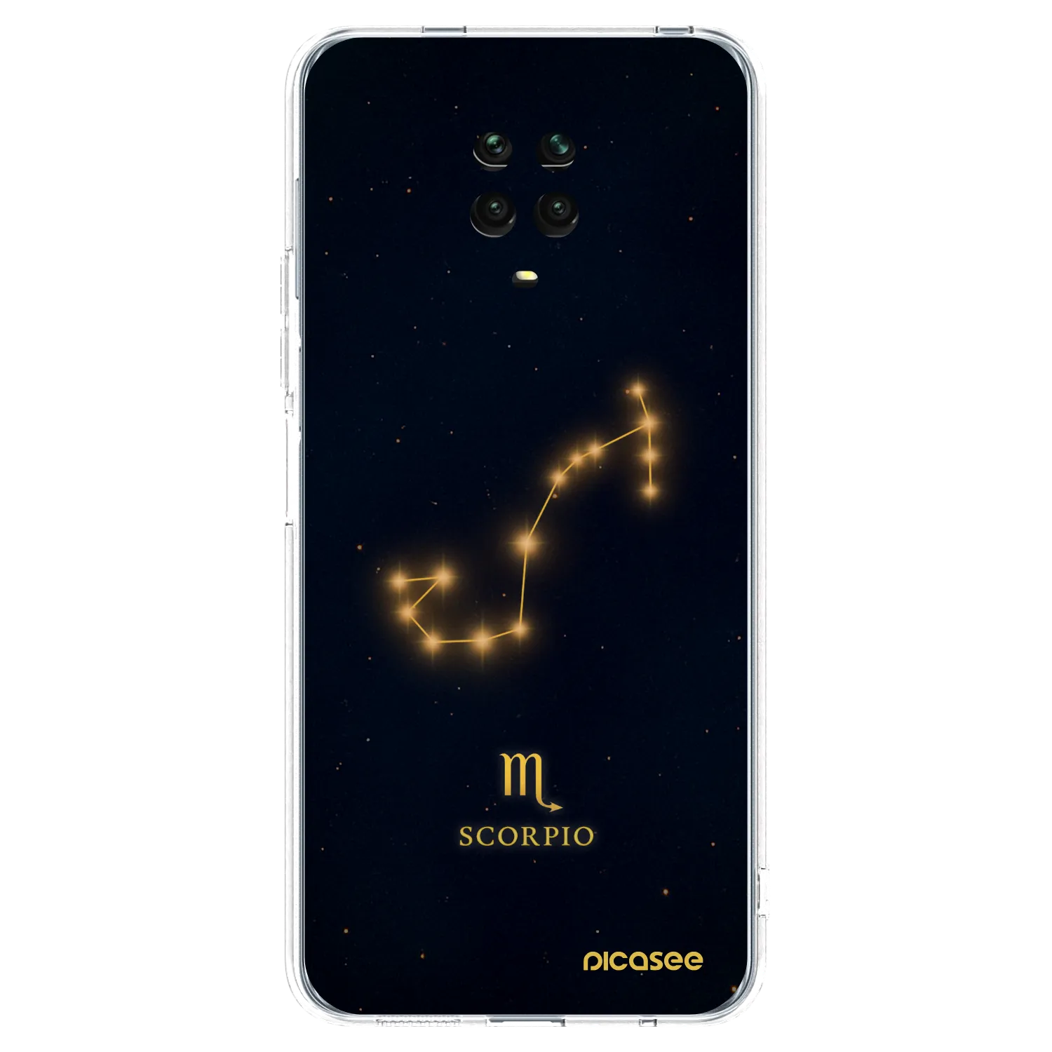 Picasee husă transparentă din silicon pentru Xiaomi Redmi Note 9 Pro - SCORPIO