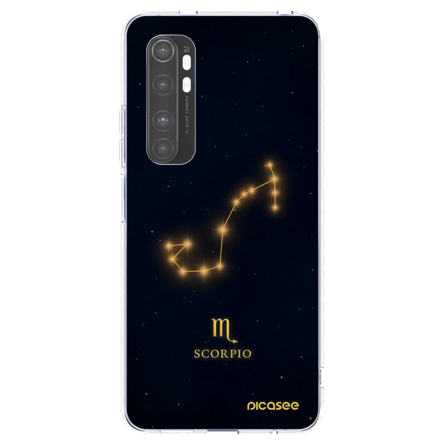 Picasee husă transparentă din silicon pentru Xiaomi Mi Note 10 Lite - SCORPIO
