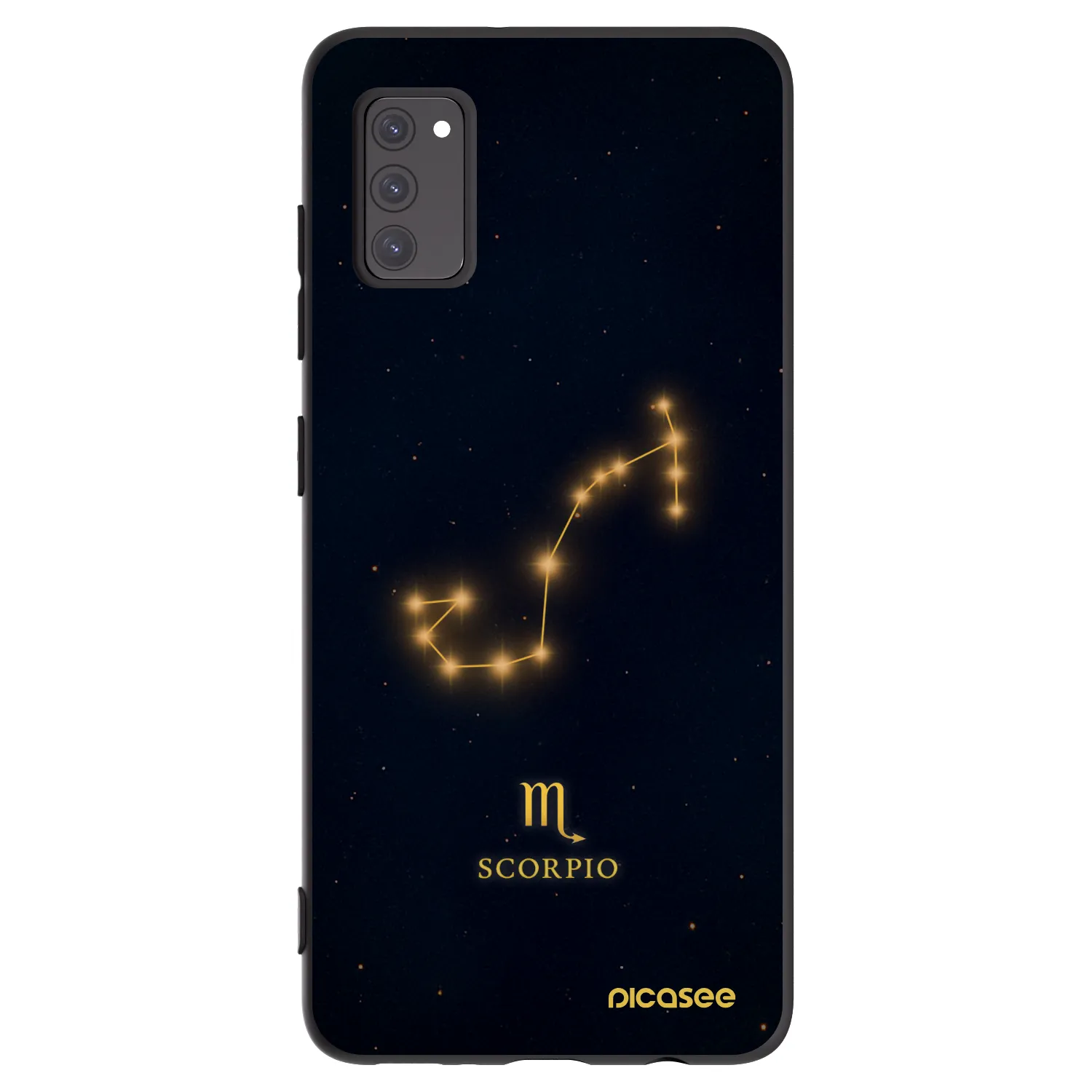 Picasee husă neagră din silicon pentru Samsung Galaxy A41 A415F - SCORPIO