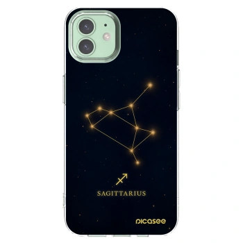 Picasee husă transparentă din silicon pentru Apple iPhone 12 Pro - SAGITTARIUS