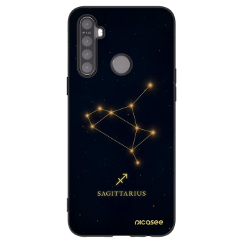 Picasee husă neagră din silicon pentru Realme 6i - SAGITTARIUS