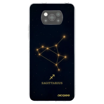Picasee husă neagră din silicon pentru Xiaomi Poco X3 Pro - SAGITTARIUS