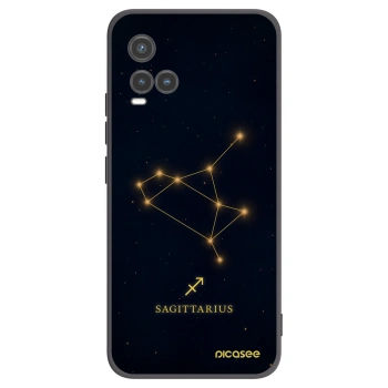 Picasee husă neagră din silicon pentru Vivo Y33s - SAGITTARIUS
