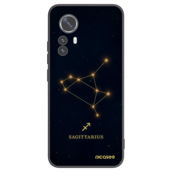 Picasee husă neagră din silicon pentru Xiaomi 12 Pro - SAGITTARIUS