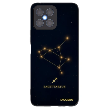 Picasee husă neagră din silicon pentru Honor X8 4G - SAGITTARIUS