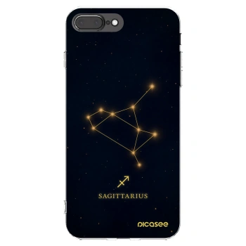 Picasee husă transparentă din silicon pentru Apple iPhone 8 Plus - SAGITTARIUS