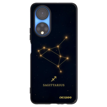 Picasee husă neagră din silicon pentru Honor X7 - SAGITTARIUS