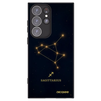 Picasee husă neagră din silicon pentru Samsung Galaxy S23 Ultra 5G - SAGITTARIUS