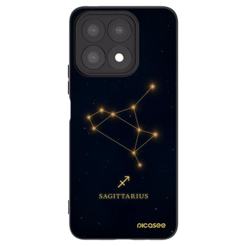 Picasee husă neagră din silicon pentru Honor X8a - SAGITTARIUS