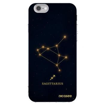 Picasee husă transparentă din silicon pentru Apple iPhone 6/6S - SAGITTARIUS