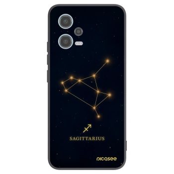 Picasee husă neagră din silicon pentru Xiaomi Redmi Note 12 5G - SAGITTARIUS
