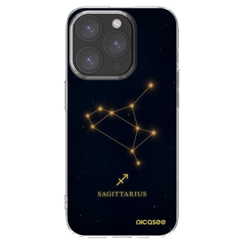 Picasee husă transparentă din silicon pentru Apple iPhone 15 Pro - SAGITTARIUS
