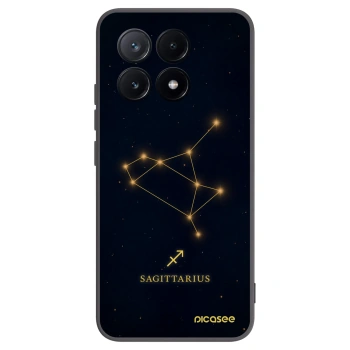 Picasee husă neagră din silicon pentru Xiaomi Poco X6 Pro - SAGITTARIUS