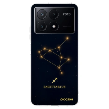 Picasee husă transparentă din silicon pentru Xiaomi Poco X6 Pro - SAGITTARIUS
