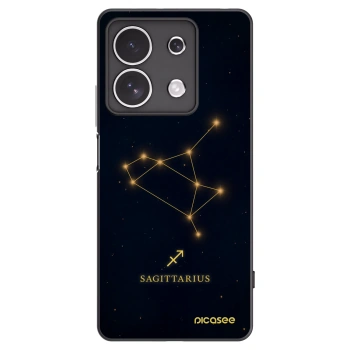 Picasee husă neagră din silicon pentru Xiaomi Redmi Note 13 4G - SAGITTARIUS
