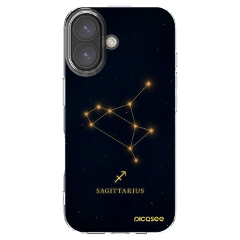 Picasee husă transparentă din silicon pentru Apple iPhone 16 - SAGITTARIUS