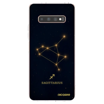 Picasee husă transparentă din silicon pentru Samsung Galaxy S10 Plus G975 - SAGITTARIUS