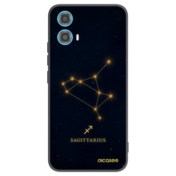Picasee husă neagră din silicon pentru Motorola Moto G34 5G - SAGITTARIUS