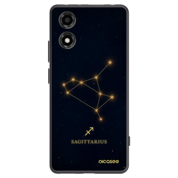 Picasee husă neagră din silicon pentru Motorola Moto E14 - SAGITTARIUS