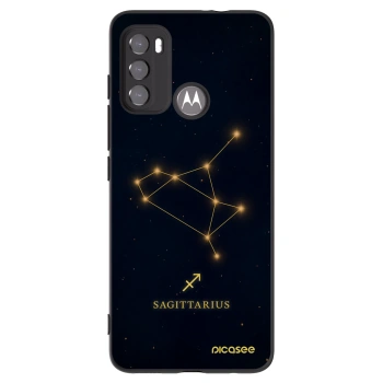 Picasee husă neagră din silicon pentru Motorola Edge 60 5G - SAGITTARIUS