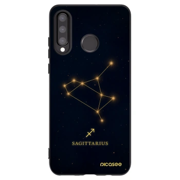 Picasee husă neagră din silicon pentru Huawei P30 Lite - SAGITTARIUS