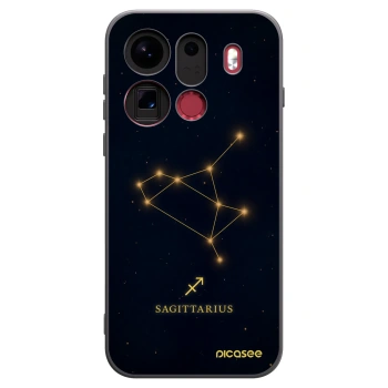 Picasee husă neagră din silicon pentru OPPO Find X9 Pro - SAGITTARIUS