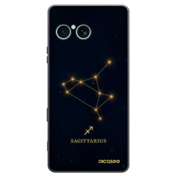 Picasee husă neagră din silicon pentru Sony Xperia 10 VII - SAGITTARIUS