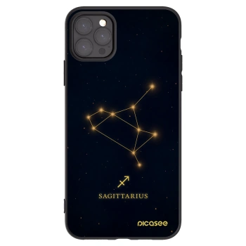Picasee husă neagră din silicon pentru Apple iPhone 11 Pro Max - SAGITTARIUS
