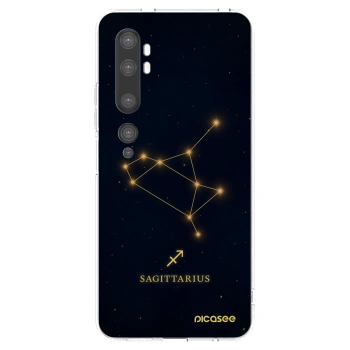 Picasee husă transparentă din silicon pentru Xiaomi Mi Note 10 (Pro) - SAGITTARIUS
