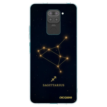 Picasee husă neagră din silicon pentru Xiaomi Redmi Note 9 - SAGITTARIUS