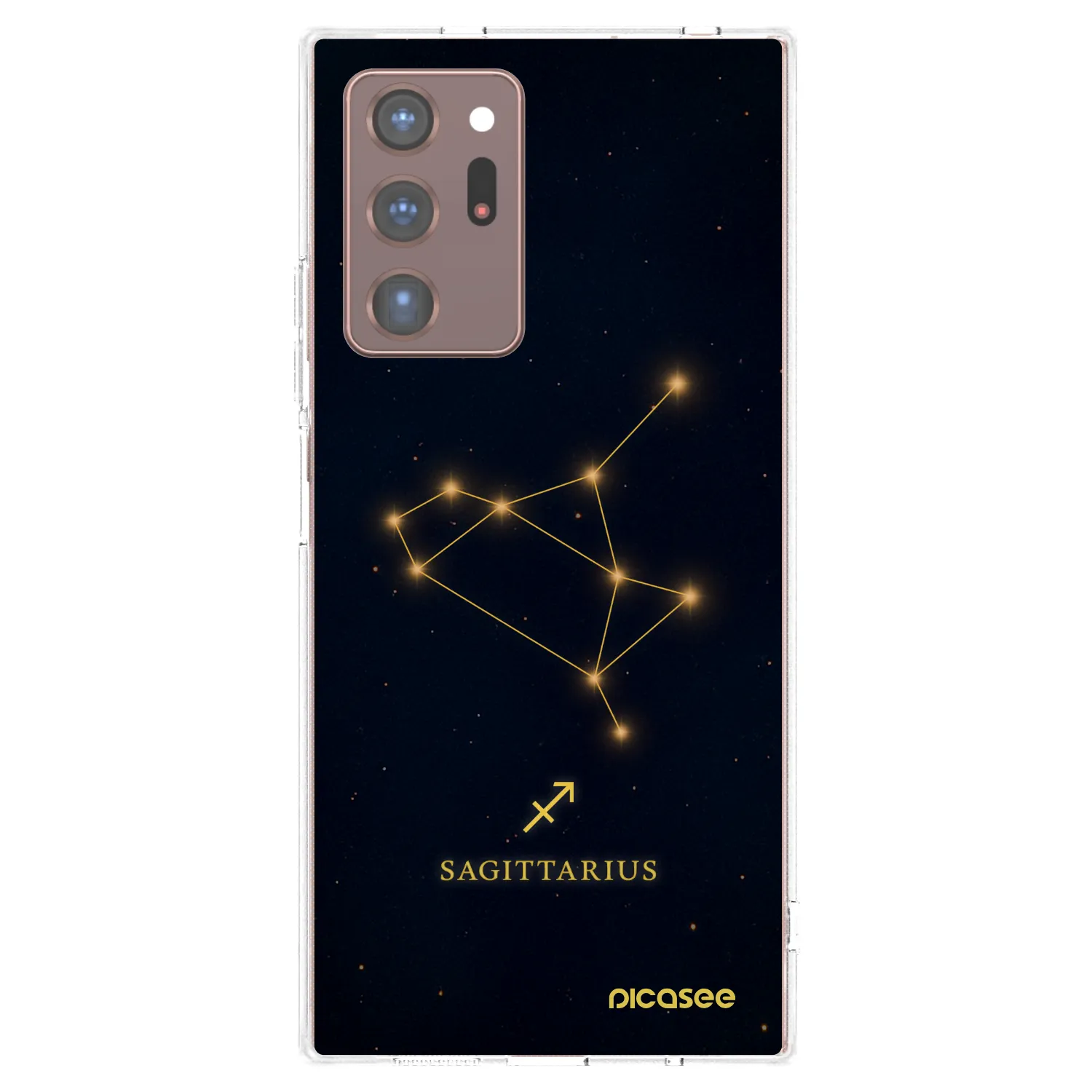 Picasee husă transparentă din silicon pentru Samsung Galaxy Note 20 Ultra - SAGITTARIUS