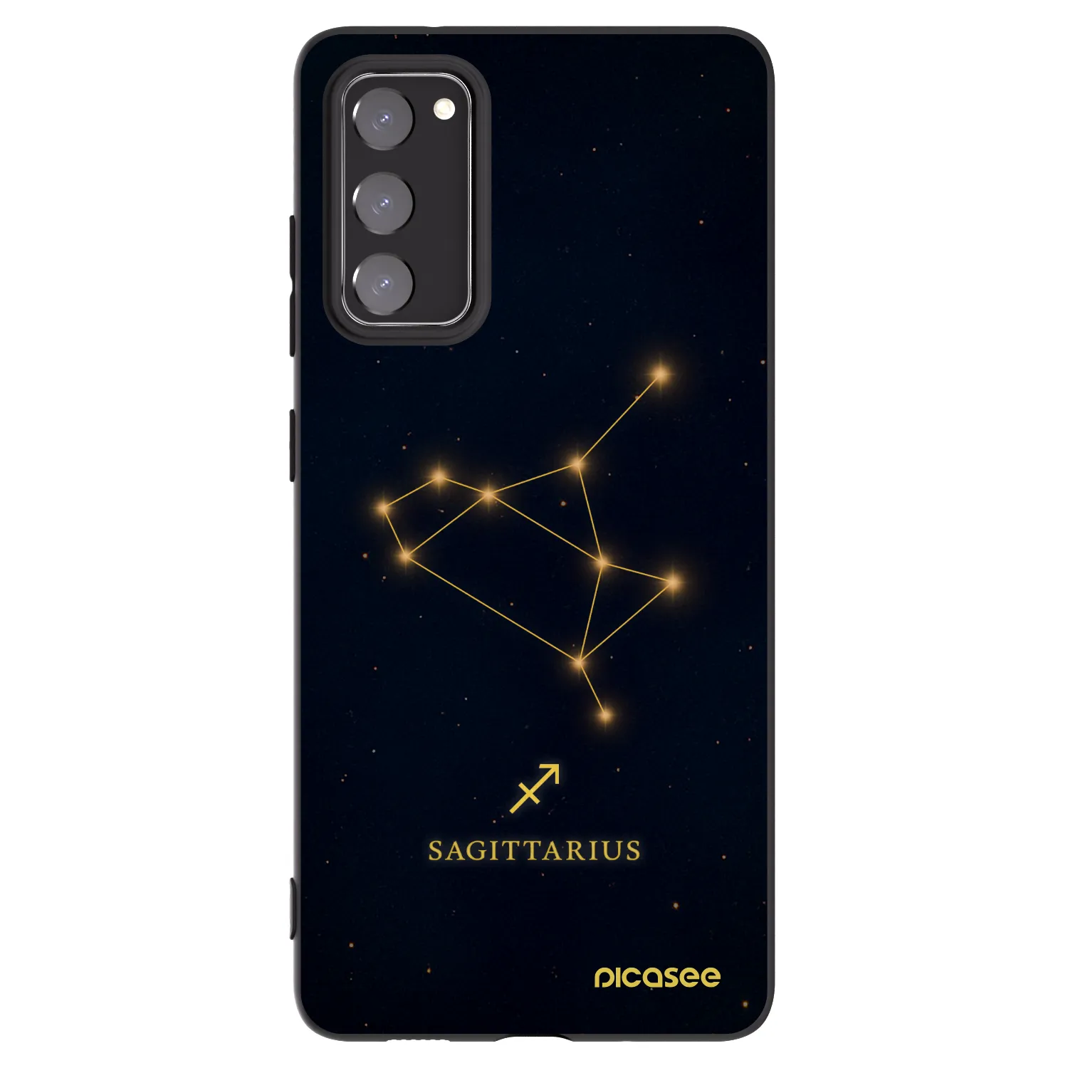 Picasee husă neagră din silicon pentru Samsung Galaxy S20 FE - SAGITTARIUS