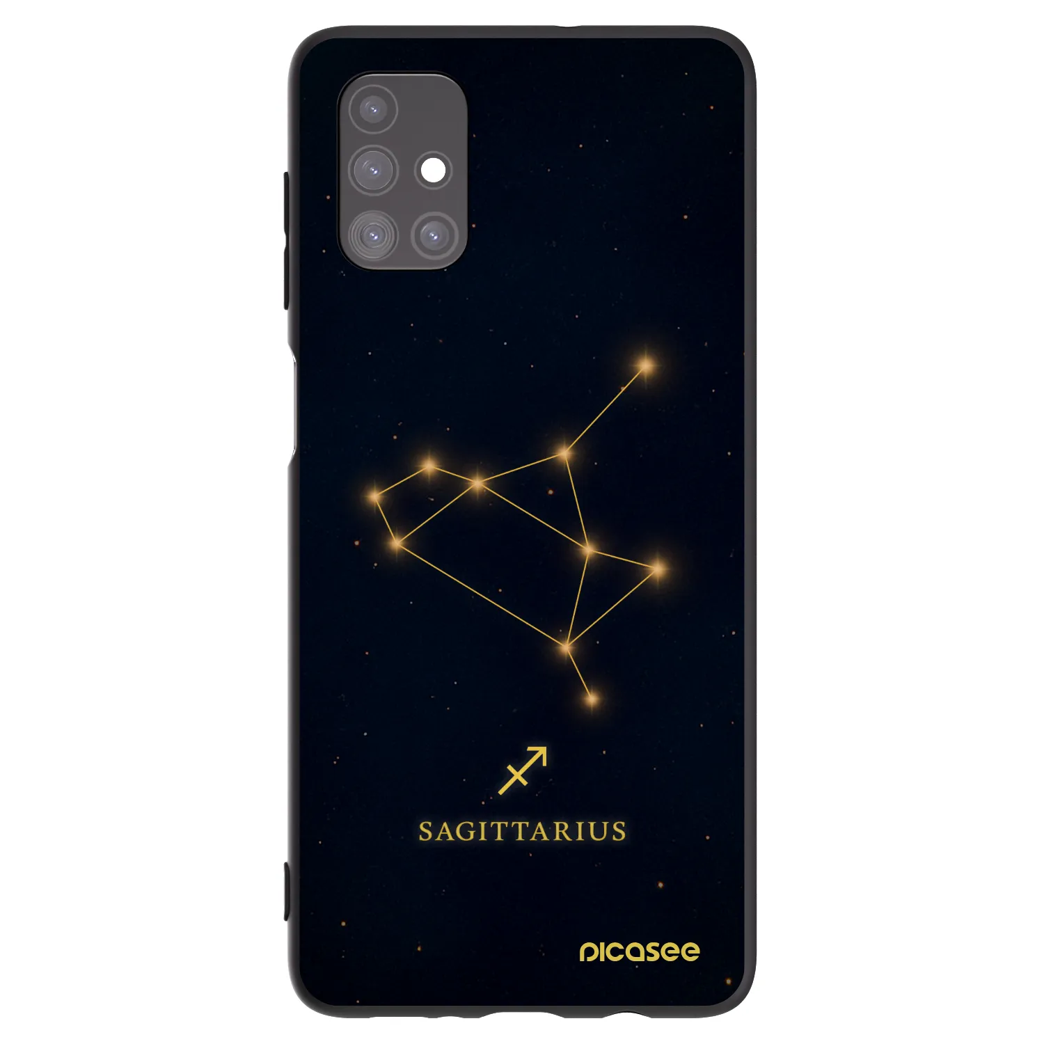 Picasee husă neagră din silicon pentru Samsung Galaxy M51 M515F - SAGITTARIUS