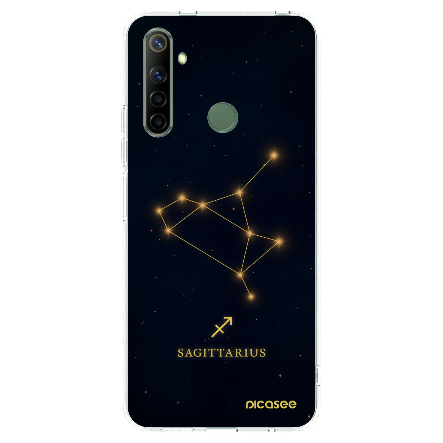 Picasee husă transparentă din silicon pentru Realme 6i - SAGITTARIUS