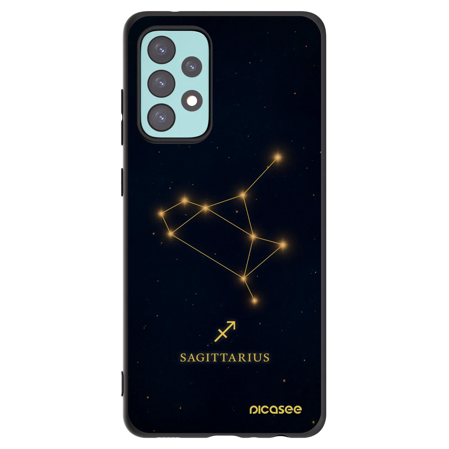 Picasee husă neagră din silicon pentru Samsung Galaxy A72 A725F - SAGITTARIUS