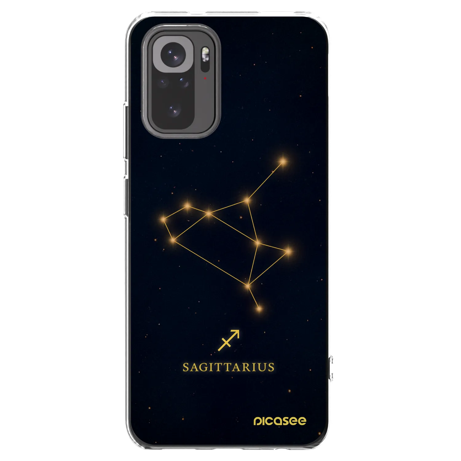 Picasee husă transparentă din silicon pentru Xiaomi Redmi Note 10S - SAGITTARIUS