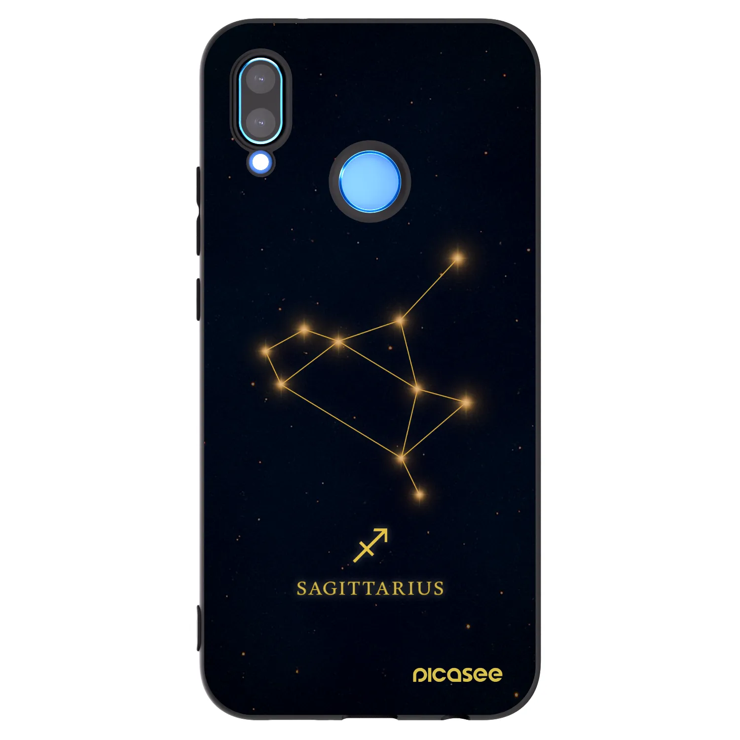 Picasee husă neagră din silicon pentru Huawei P20 Lite - SAGITTARIUS