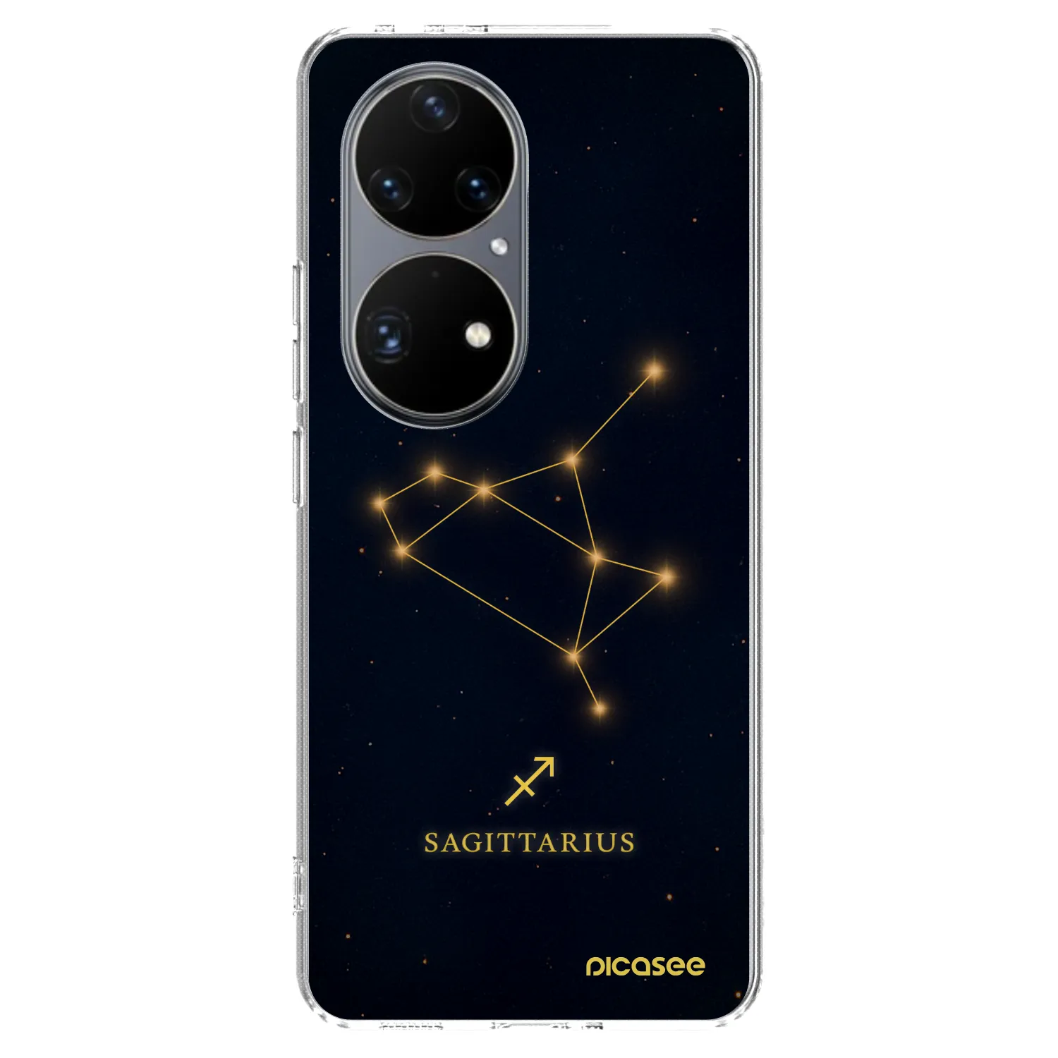 Picasee husă transparentă din silicon pentru Huawei P50 - SAGITTARIUS