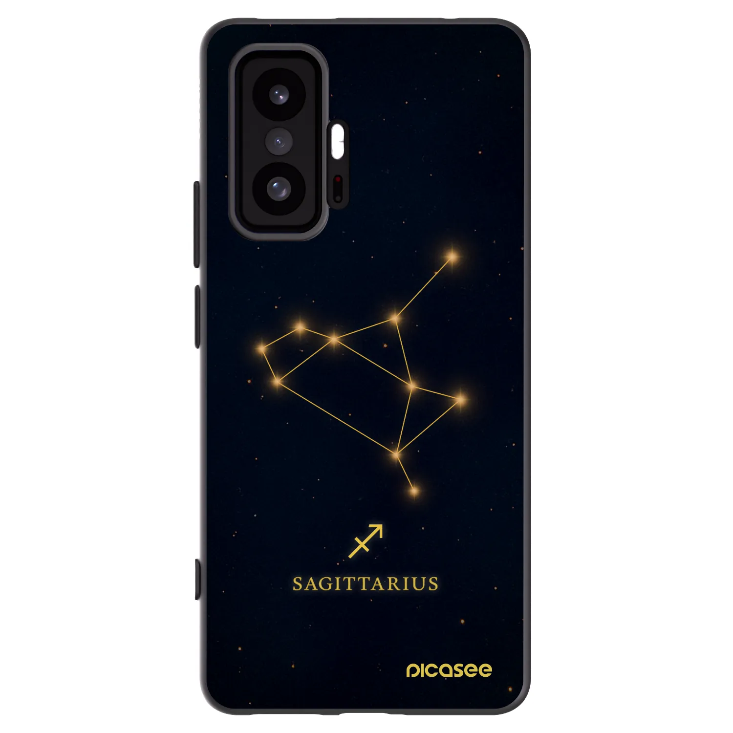 Picasee husă neagră din silicon pentru Xiaomi 11T - SAGITTARIUS