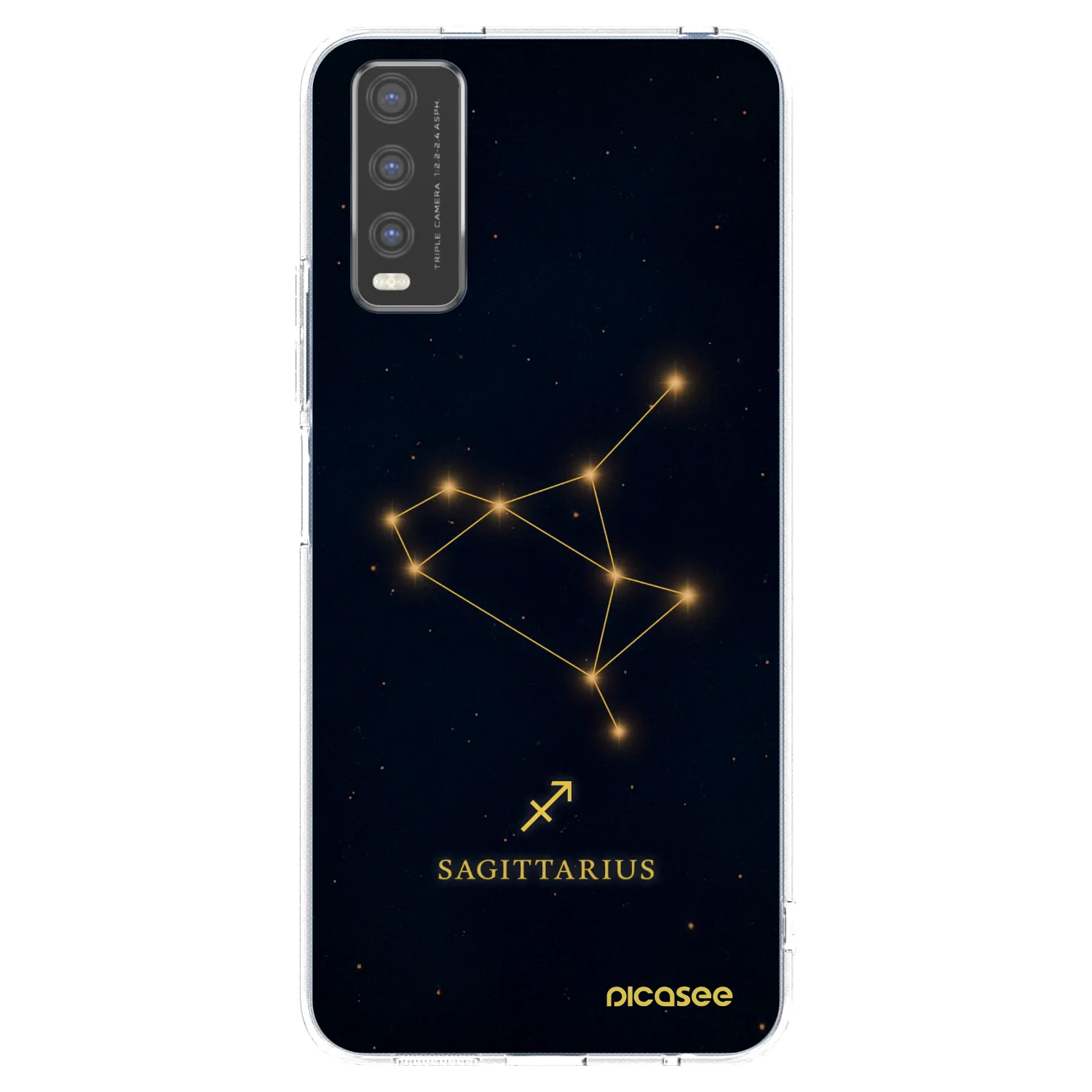Picasee husă transparentă din silicon pentru Vivo Y20s - SAGITTARIUS