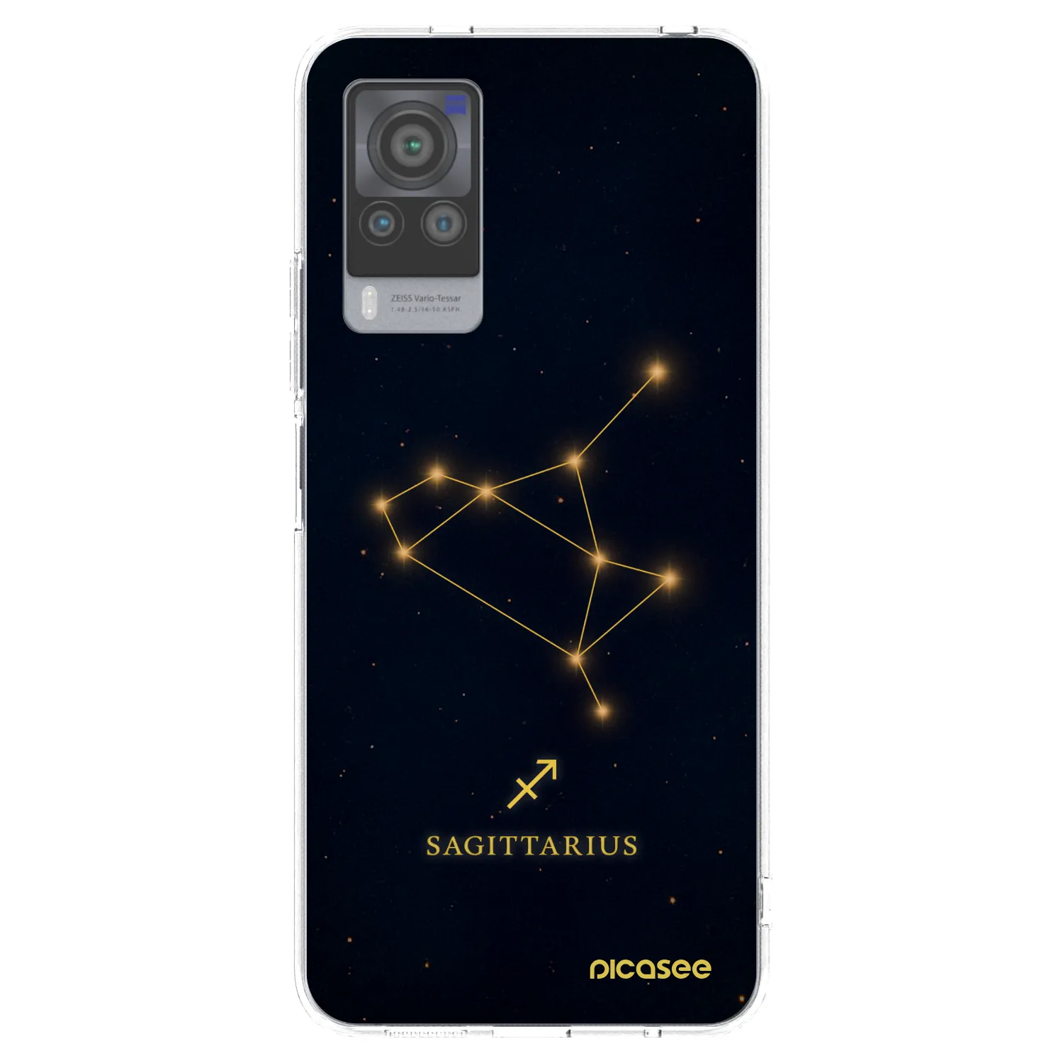 Picasee husă transparentă din silicon pentru Vivo X60 Pro 5G - SAGITTARIUS