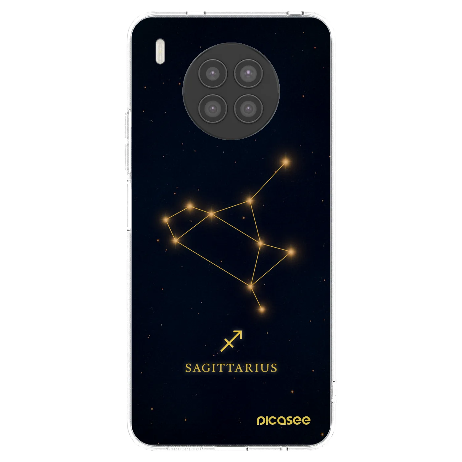 Picasee husă transparentă din silicon pentru Huawei Nova 8i - SAGITTARIUS