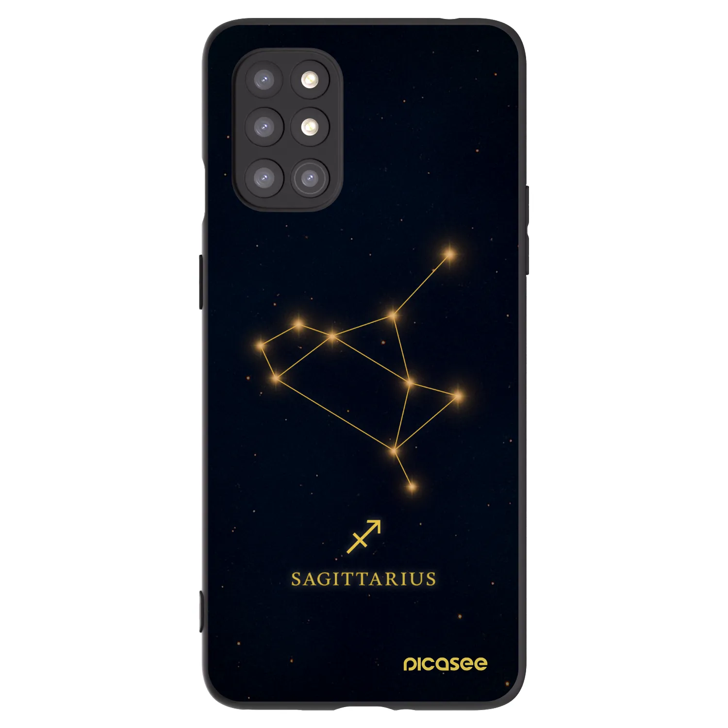 Picasee husă neagră din silicon pentru OnePlus 8T - SAGITTARIUS