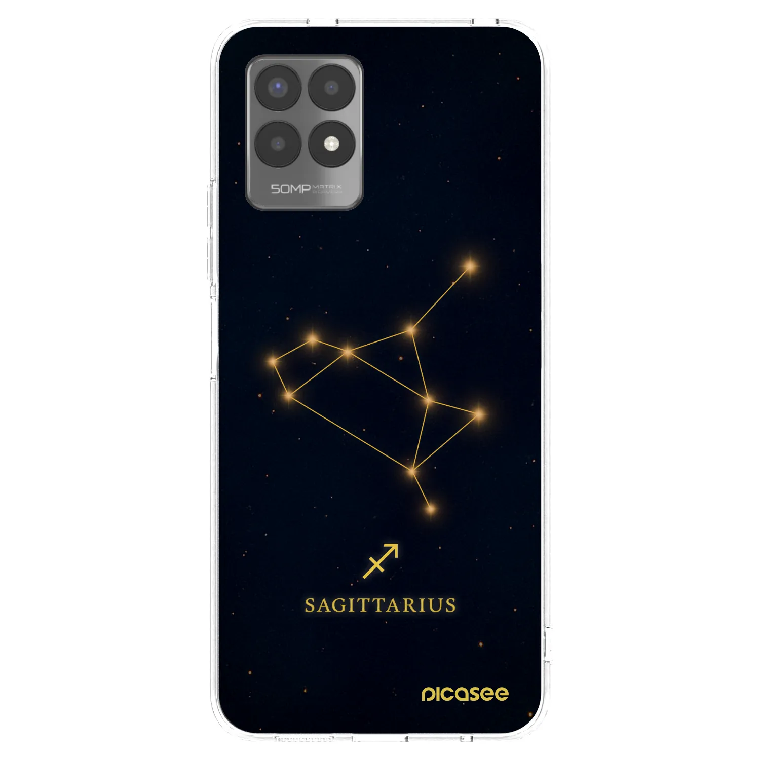 Picasee husă transparentă din silicon pentru Realme 8i - SAGITTARIUS