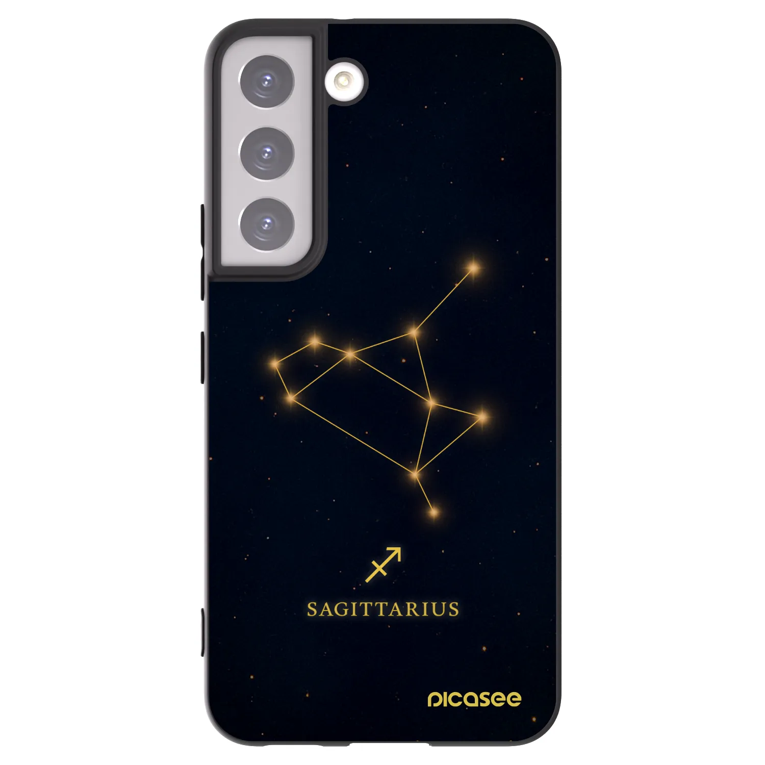 Picasee husă neagră din silicon pentru Samsung Galaxy S22 5G - SAGITTARIUS