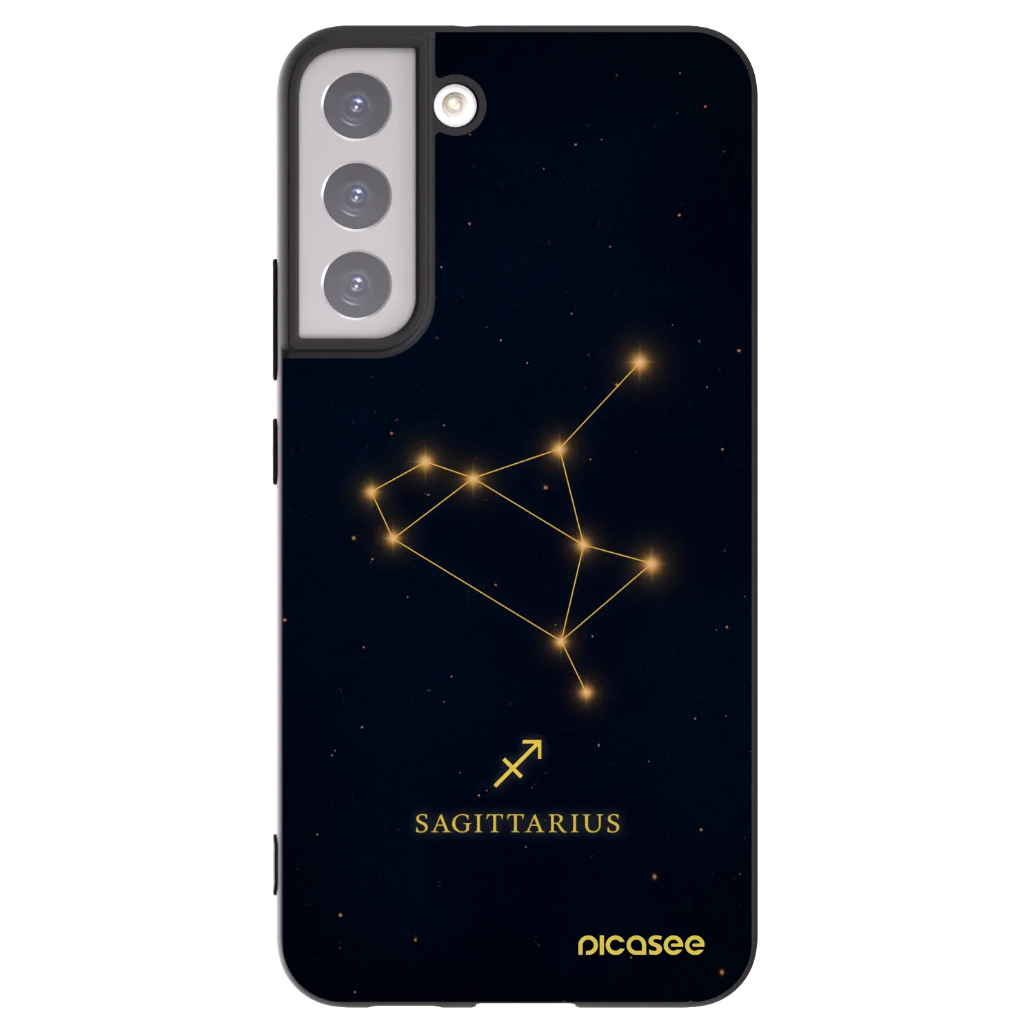 Picasee husă neagră din silicon pentru Samsung Galaxy S22+ 5G - SAGITTARIUS
